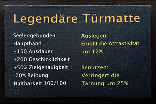 empireposter Legendäre Türmatte - Fußmatte, Größe: 60 x 40 cm, Material Polypropylen