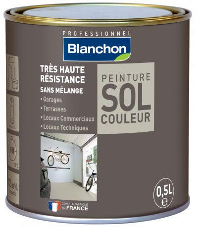 Sol couleur - gris foncé - 0.5 litre - Blanchon