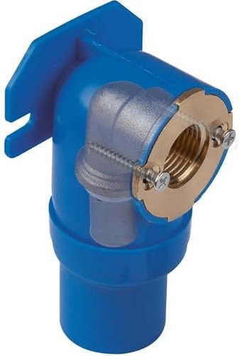 Raccord sortie de cloison coudé à sertir PER Ø 12 mm F 1/2 PB tub