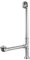 Kingston Laiton Cc2081 vintage Claw Pied Baignoire avec bonde sont livrés avec ascenseur et de Transformer, 27–5/20,3 cm, Chrome poli en laiton Kingston