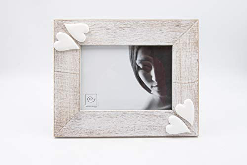 Bilderrahmen 13 x 18 Holz C/Herzen