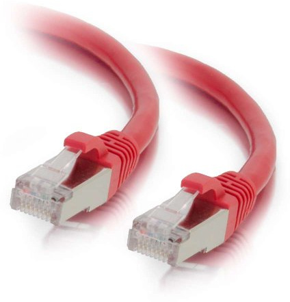 C2G 00857 Cat6 Cable - Snagless Shielded Ethernet Network Patch Cable, Red (30 Feet, 9.14 Meters)