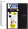 Five Star Spiralnotizbücher Plus Lern-App, 2 Stück, 5 Fächer, College-Papier, 27,9 x 21,6 cm, 200 Blatt, Schwarz und Weiß (73035)