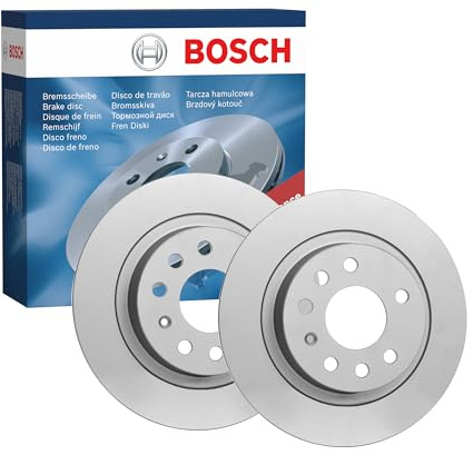 Bosch BD2075 Bremsscheiben hinten - 278 mm - 1 Satz aus 2 Scheiben | Massive Bremsscheiben - ECE-R90-zertifiziert - lange Lebensdauer, moderner Korrosionsschutz
