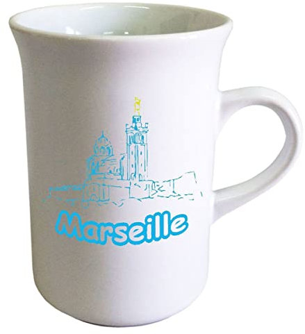 Tasse allongée pour le thé en céramique Marseille Cbkreation