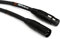 ROLAND Black Series - Cable de micrófono XLR resistente, 15 pies