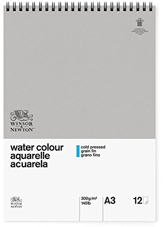 Winsor & Newton Classic A3 Cold Pressed Water Colour Paper Spiral Pad