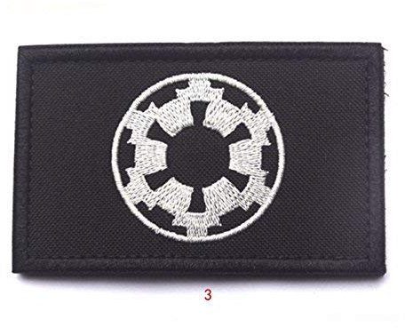 Imperial Forces Cog Cosplay Bestickt Airsoft Klett-Patch