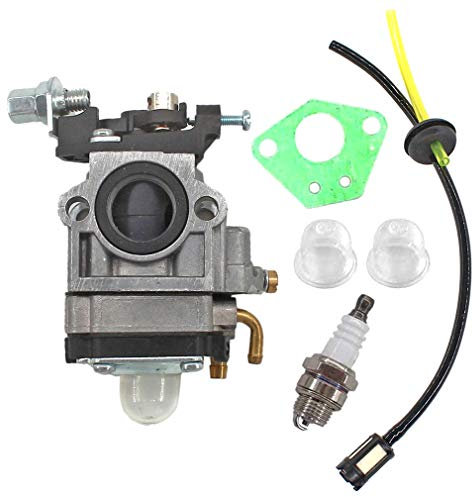 AISEN Vergaser mit Zündkerze Benzinfilter für Timbertech MS-2TL-52 Motorsense Freischneider 3PS 52ccm