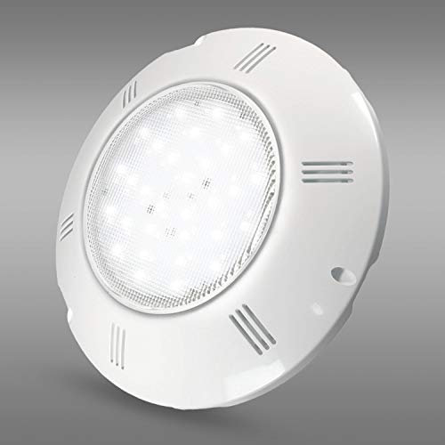 Paradies Pool Seamaid Flachscheinwerfer 1er Set LED weiß 13,5 Watt 1650 Lumen 6500 K 10.000 Betriebsstunden inklusive Trafo, Verteilerdose und Anschlussset