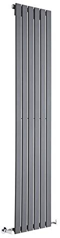 MILANO Anthracite Vertical Single Flat Panel Radiator 1780 x 420mm