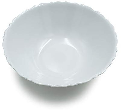 MCM service Insalatiera in Pura Melamina Rotonda decorazione Bianca Ø cm 34 Made in Italy