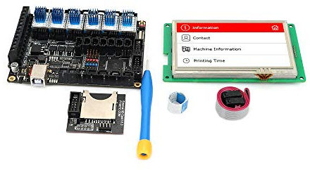 FYSETC F6 V1.3 Board, 3D-Drucker Mainboard, 8bit, 3 Extruder, mit/ohne TFT-Disp. (nur F6 board mit Steckern)