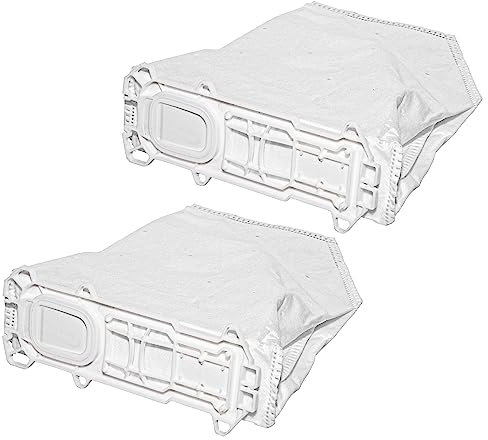 vhbw 20x Sacs compatible avec Vorwerk Kobold VK135, VK135SC, VK136, VK 135, VK 136 aspirateur - microfibres non tissées, 31cm x 23cm, blanc