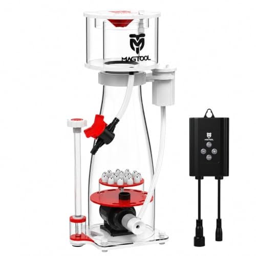 MagTool Eiweißabschäumer für Aquarium, DC Abschäumer mit regelbarer Nadelradpumpe, für 50–100Gal Meerwasseraquarium (N130 Plus)