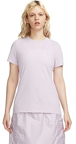 Nike Womens Short Sleeve T-Shirt Sportswear Icon Clash, Doll, DR8977-530, S