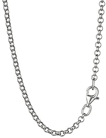 NKlaus 65cm Erbskette 925 Silber elegante Halskette Breite: 2,5mm Collier 7,1g schwer 8341