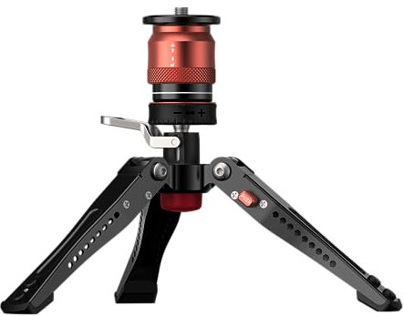 IFOOTAGE Cobra 3 Base-P,Tragbares Mini-Tischstativ für Cobra 2 Einbeinstativ, Innovatives Pedaldesign,Schnellwechselplattform