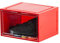 Cymwer Schuh-Aufbewahrungsbox, LED-leuchtende High Heels-Boxen, transparente Klangkontrolle, AJ-Vitrine, seitlich offen, magnetisch, staubdicht, Schuhboxen, stapelbar, Schuh-Organizer mit Deckel für
