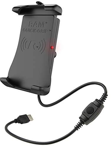 RAM MOUNTS Quick-Grip 15W wasserdichte kabellose Ladehalterung mit Kugel RAM-HOL-UN14WB-1