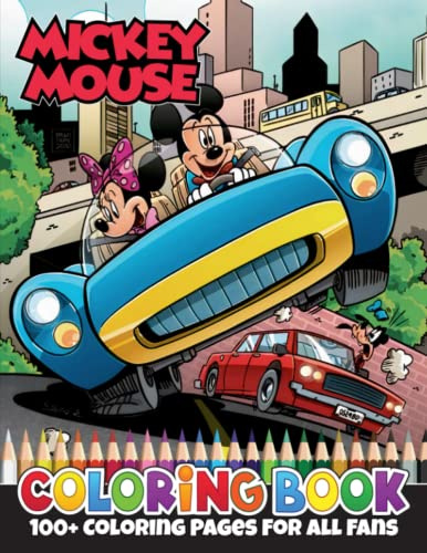 ᴍɪᴄᴋᴇʏ ᴍᴏᴜsᴇ Cᴏlᴏuring Bᴏᴏk: [NEW EDITION] With 100+ Beautiful Designs for Children and All Fans. ᴍɪᴄᴋᴇʏ ᴍᴏᴜsᴇ Cᴏlᴏring Bᴏᴏk for Kids Age 4-8,8-12, Boys, Girls, and Adults. (Relax and Enjoy)