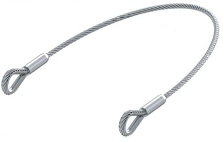Cavo anticaduta Rib con guaina D8 700mm inox - ACG8383