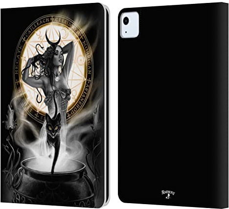 Head Case Designs Licenciado Oficialmente Alchemy Gothic Lunacalia Arte Gráfico Carcasa de Cuero Tipo Libro Compatible con Apple iPad Air 2020/2022