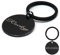 Tiermarke mit Gravur - Personalisiert mit Name - Namensschild für Halsband - Anhänger Marke für Hunde und Katzen - Dog Cat Tag (Schwarz, Ø 25mm)