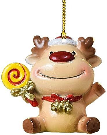 Weihnachtsbaumanhänger Weihnachtsbaum Glitzer Zuckerstange Anhänger Weihnachtsschmuck oder Geschenk-Anhänger
