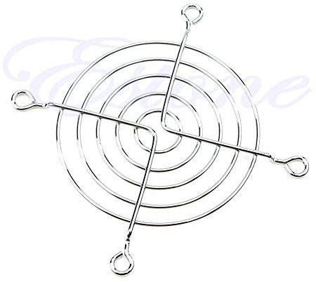 NYCEMAKEUP Metal 80mm PC Wire Fan Grill/Cover/Guard Protector