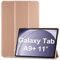 ProCase Hülle für Samsung Galaxy Tab A9+/ A9 Plus 11 Zoll 2023 (SM-X210), Dreifache Schutzhülle Case für 11 Galaxy Tab A9+/A9 Plus, Dünn Leicht Smart Cover mit Translucent Frosted Rückhülle -Roségold