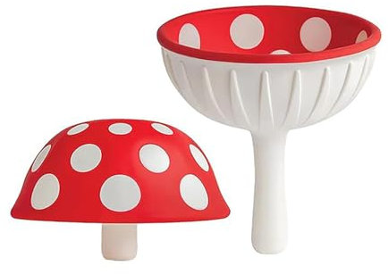 Imbuto pieghevole per funghi magici - Mini imbuto in silicone, senza BPA, lavabile in lavastoviglie (2PCS)
