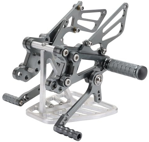 WOOSTAR Modifizierte CNC Verstellbare Fußrasten Erhöhen Ersatz für CBR 600 2003 2004 2005 2006 Motorrad