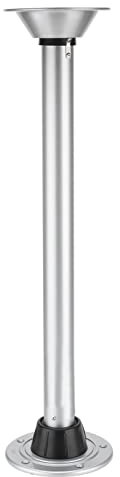 Depisuta Pied de Table Amovible pour Camping-Car, Pied de Table Pivotant Amovible en Alliage D'aluminium, Support de Pied de Table Réglable en Hauteur pour Camping-Car, Caravane,
