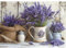DAERLE Diamond Painting Lavendel Korb Bouquet, Diamant Painting Bilder Lavendel, DIY Diamant Vollbild Blume, Malen Nach Zahlen Erwachsene, 5D Diamant Painting für Wand Dekoration 40x30cm