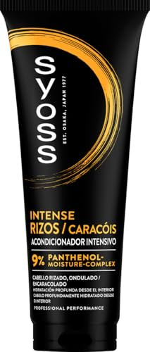 Syoss Intense Locken-Conditioner, 250 ml, Feuchtigkeit und Definition für lockiges Haar, Kontrolle der Kräuselung