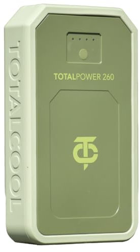 Totalpower 260 Bloc d'alimentation portable – Alimentation hors réseau – Batterie légère – Banque d'alimentation de secours pour camping, pêche