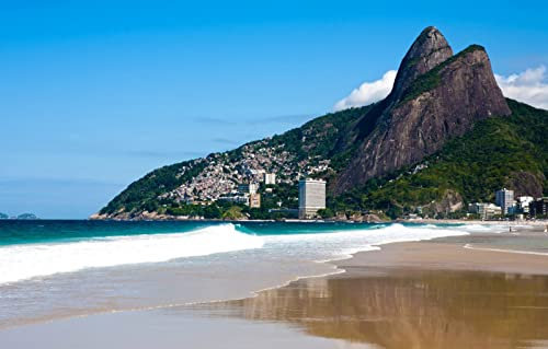 Puzzle für Kinder 1000 Teile Naturschönheit, Küste, Brasilien, Rio Janeiro 38x52CM