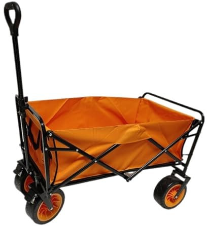 CCKUYT Strandtrolley, Campinganhänger, Outdoor-Campingtrolley, Camperwagen, Einkaufswagen, Stallwagen, Offroad-Rad-Einkaufswagen, Trolley-Auto