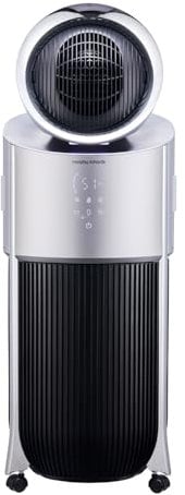 Morphy Richards S1 Pro Ductless 3 in 1 Personal Air Conditioner, Fan & Dehumidifier, Vent Free, Portable, Energy Efficient, Quiet, 3D Oscillation, Remote Control, Easy Clean Filter, 2m Cooling, 824020