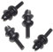 RAVTAKL Heckablage Strap Auto Kompatibel Mit Peugeot 307 206 3008 2008 4 Stück Hinterer Kofferraum Kofferraum Hutablage Kordel Schnur Clips Montagehaken Halterung 699218