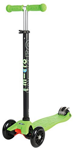 MICRO Maxi Classic Kinderroller mit T-Lenker ab 5 Jahren Variante Lemon Green