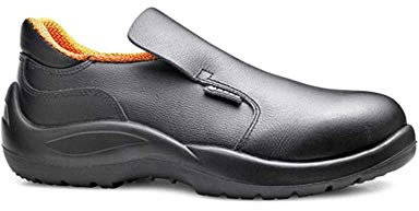 Base Protection Cloro N Scarpa Antinfortunistica, da Uomo e Donna, Nero/Arancione, Taglie 43