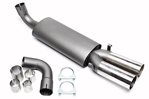 Sportendschalldämpfer Sportauspuff Sportschalldämpfer Sportendtopf Sport Endschalldämpfer Endtopf,