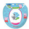 Peppa Wutz Toilettensitz für Kinder, weich gepolstert Blau