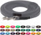 LENNIE BioThane Schleppleine, 19mm, Hunde ab 35kg, 5m lang, mit Handschlaufe, Grau, genäht