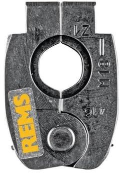 REMS Pressring (Presszangen) M 18, 45 Grad (PR-2B), Zubehör für REMS Radialpressen AHLSELL A-press elförzinkad System, hochbelastbar, aus besonders zähhartem Spezialstahl