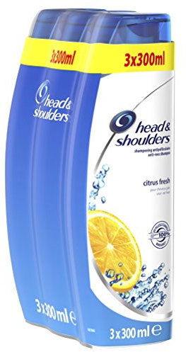 Head & Shoulders Citrus Fresh Anti-Schuppen Shampoo 300 ml 3er Pack (3 x 300 ml)