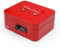 Caisse avec serrure à combinaison et 5 sections à plateau pour pièces amovibles – rouge de dimension de 20,3 cm.