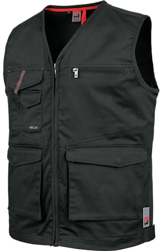 WÜRTH MODYF Arbeitsweste Stretch X – professionelle Arbeitsweste für Herren in Größe XXL – Arbeitskleidung für Handwerk & Industrie in anthrazit